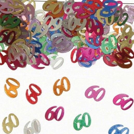 Feestbazaar 60 Jaar Tafeldecoratie / Sierconfetti