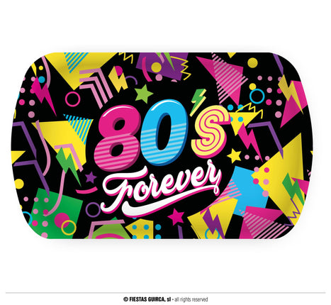 Feestbazaar 80's Forever Dienblad (39x24cm)