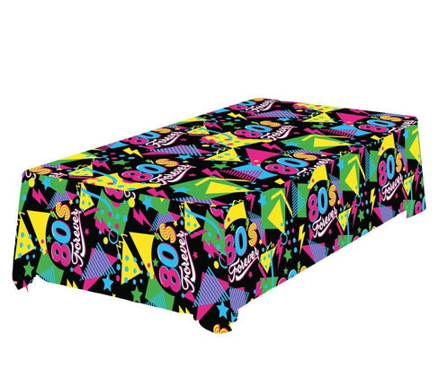 Feestbazaar 80's Forever Tafellaken (137x274cm)