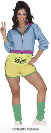 Feestbazaar 80's Skater Girl Outfit Gloria