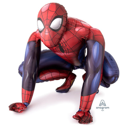 Feestbazaar AirWalker SpiderMan Folieballon groot (91x91cm)