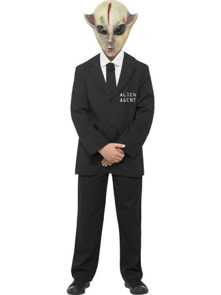 Feestbazaar Alien Agent halloween pak