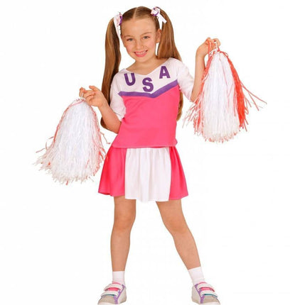 Feestbazaar Amerikaanse Cheerleader kostuum Kind