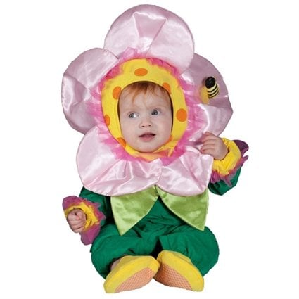 Feestbazaar Baby bloem kostuum 1-2 jaar