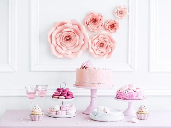Feestbazaar Backdrop ‘Bloemen mix’ Roze