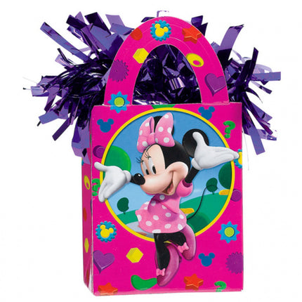 Feestbazaar Ballon Gewicht Minnie Mouse Tasje - 156 gram