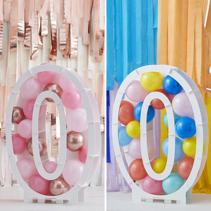 Feestbazaar Ballon Mozaïek Kit Cijfer 0