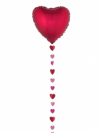Feestbazaar Ballonlint hartjes rood