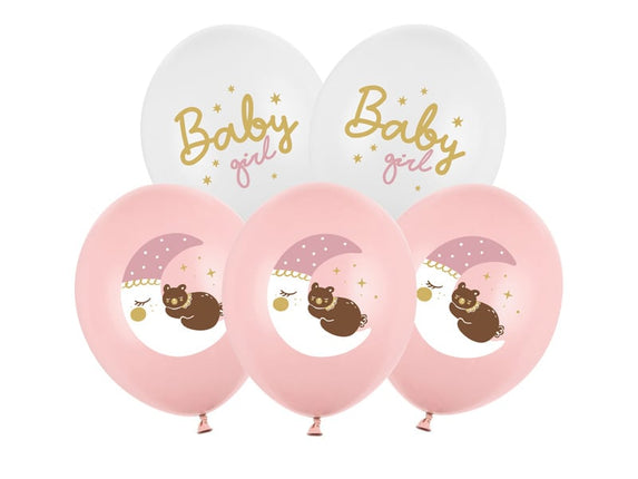 Feestbazaar Ballonnen Mix Baby Girl (6st)