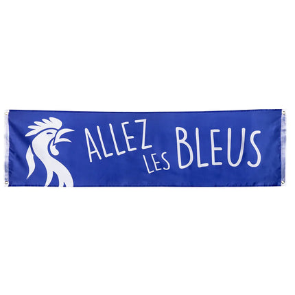 Feestbazaar Banner 'Allez les Bleus' (180cm)
