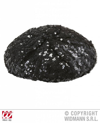 Feestbazaar Basco muts zwart
