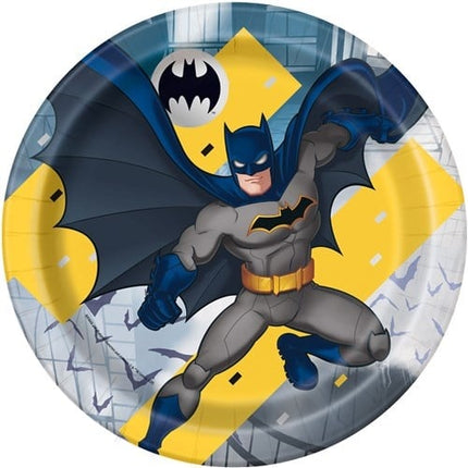 Feestbazaar Batman Borden 23cm 8 stuks