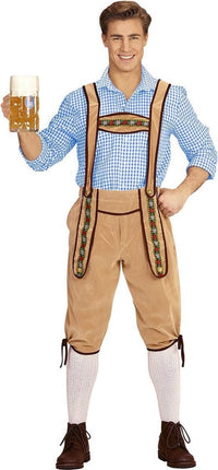 Feestbazaar Beierse Lederhose Beige Man Oskar