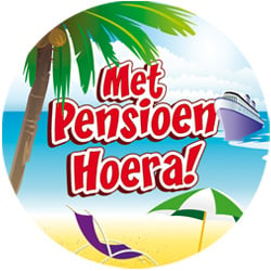 Feestbazaar Big Sign Huldebord Met Pensioen