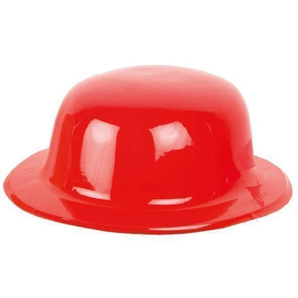 Feestbazaar Bolhoed pvc rood