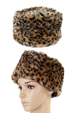 Feestbazaar Bontmuts Panter Print