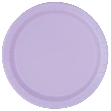 Feestbazaar Bordjes Lavendel 18cm (20st)