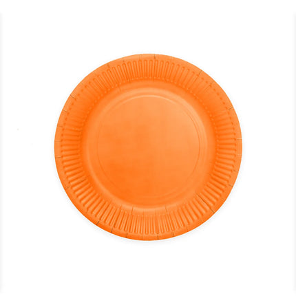 Feestbazaar Bordjes Oranje FSC 18cm (8st)