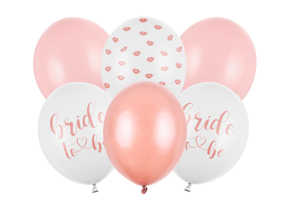 Feestbazaar Bride To Be Ballonnen Lovely Mix (6st)