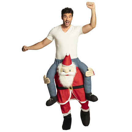 Feestbazaar Carry Me Kostuum Funny Santa