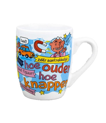 Feestbazaar Cartoonmok Man knap