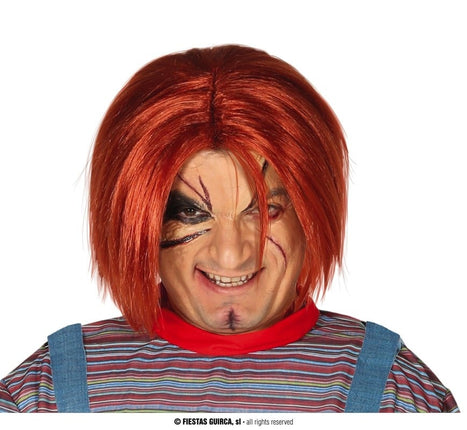 Feestbazaar Chucky Pruik