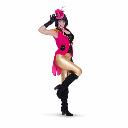 Feestbazaar Circus Gilet Roze Dames Toppers