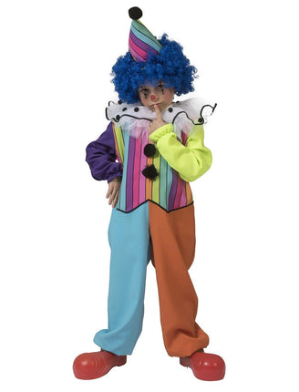 Feestbazaar Clown Kostuum Regenboog Jongen