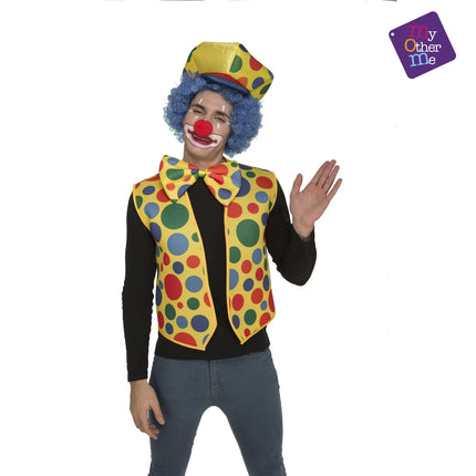Feestbazaar Clown vest met strik