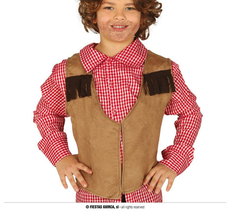 Feestbazaar Cowboy gilet kind