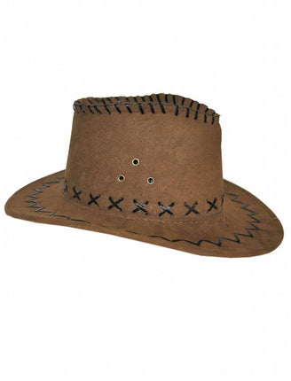 Feestbazaar Cowboyhoed bruin kind