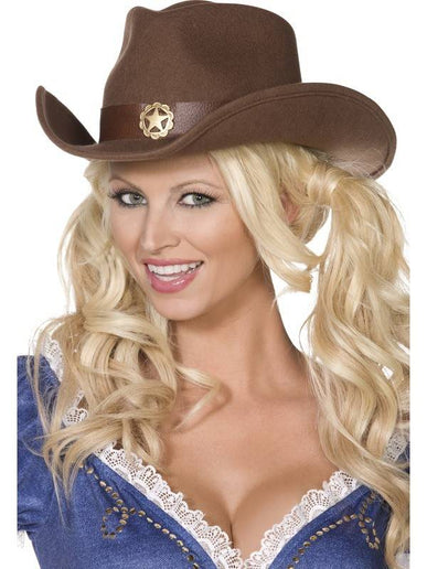 Feestbazaar Cowgirl hoed
