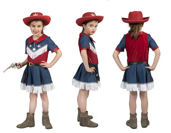 Feestbazaar Cowgirl jurkje meisje
