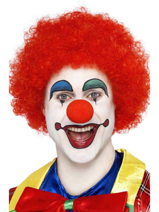 Feestbazaar Crazy krulpruik rood