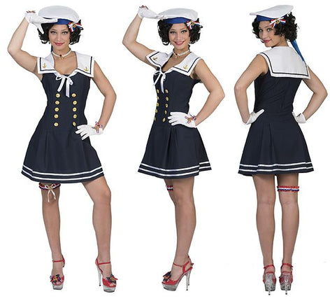 Feestbazaar Dames matrozen pakje