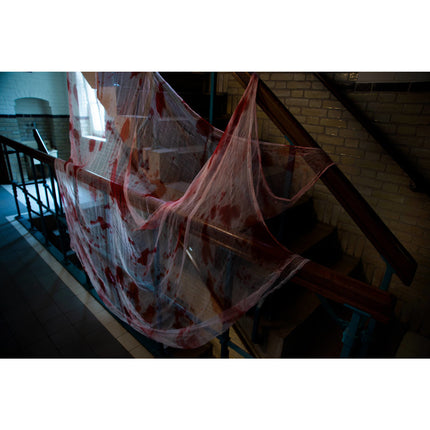 Feestbazaar Decoratie Horror Kleed met Bloed