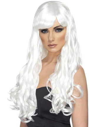Feestbazaar Desire pruik lang wit