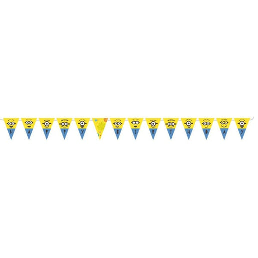 Feestbazaar Despicable Me Minions Vlaggenlijn Happy Birthday (3,3m)