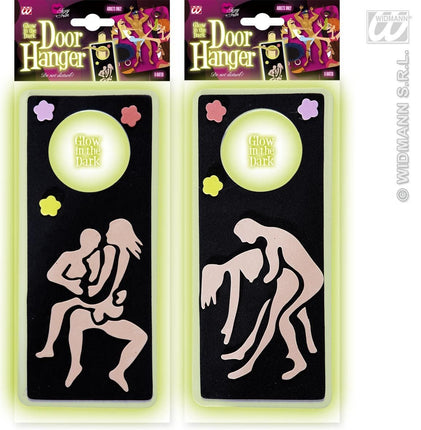 Feestbazaar Deurhanger sex glow in the dark