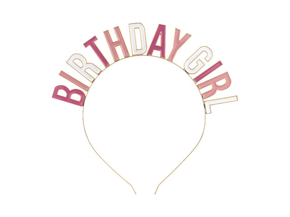Feestbazaar Diadeem 'Birthday Girl' Colorful
