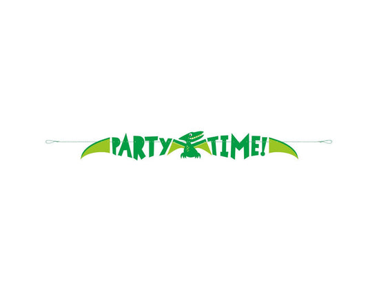 Feestbazaar Dino Letterslinger Party Time 1,53m