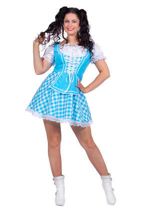 Feestbazaar Dirndl Jurk Vrouw Aqua Valerie