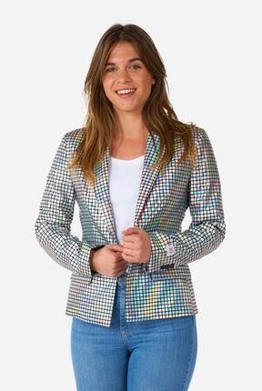 Feestbazaar Discoballer Dames Blazer