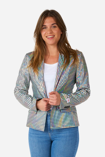 Feestbazaar Discoballer Dames Blazer