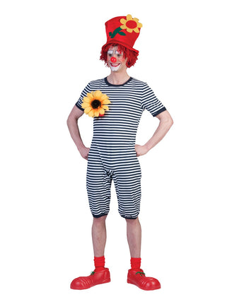 Feestbazaar Dorus Badpak Unisex Blauw/Wit