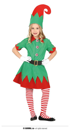 Feestbazaar Elf Kostuum Joulutonttu Meisje