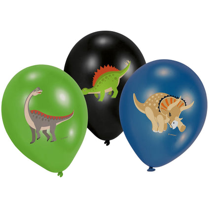 Feestbazaar Feestballonnen Happy Dinosaur (6st)
