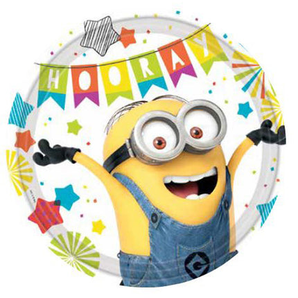 Feestbazaar Feestborden Minions Party (8st)