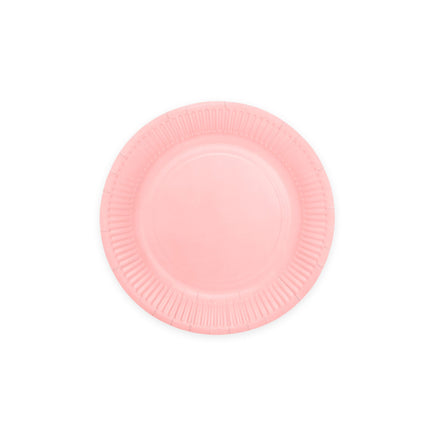 Feestbazaar Feestbordjes Zacht Roze 18cm (8st)