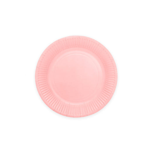 Feestbazaar Feestbordjes Zacht Roze 18cm (8st)